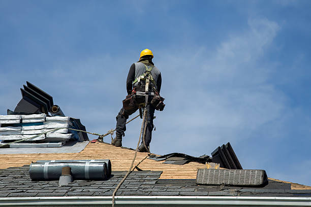 Professional Metal Roofing technician working in Verplanck, NY